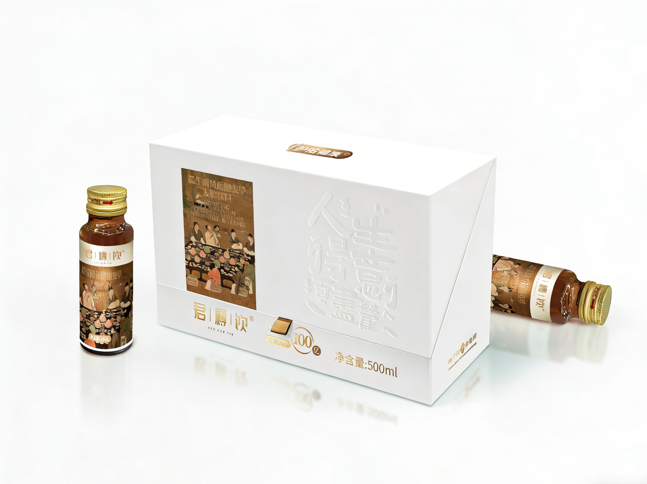 君樽飲<sup>?</sup>益生菌黃精蛹蟲草發(fā)酵飲料